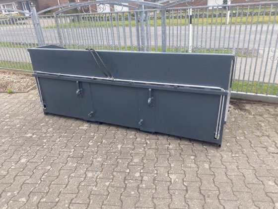 Transportbehälter aus Stahl für den Frontlader
